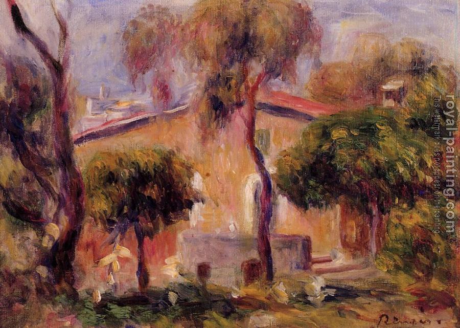 Pierre Auguste Renoir : Houses at Cagnes IV
